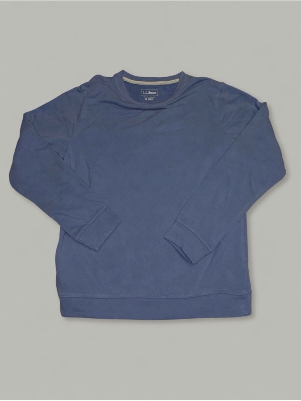 L.L. Bean Slate Blue Crewneck Sweater